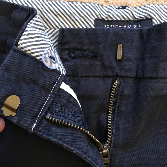 Tommy Hilfiger Navy Chino Shorts - Picture 7 of 13